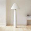 Polar White Cement Floor Lamp