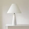 Polar White Cement Table Lamp