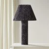 Scrunch Black And White Table Lamp