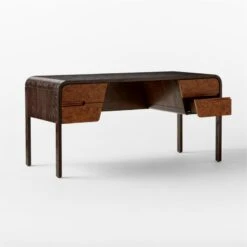 Kasen Burl Wood Executive Desk 10 Kasen Burl Wood Executive Desk -Cb2 Sales 2024 KasenExecutiveDesk3QAVSSS23