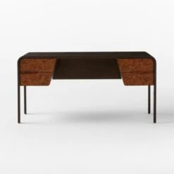 Kasen Burl Wood Executive Desk 8 Kasen Burl Wood Executive Desk -Cb2 Sales 2024 KasenExecutiveDeskSOSSS23