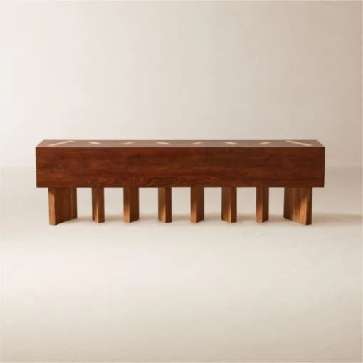 La Traversee Acacia Wood Console Table -Cb2 Sales 2024 LaTraverseeAccConsoleTblSHF23