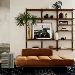 Walnut Modular Single Shelf 39.5" -Cb2 Sales 2024 LawndaleDaybedJL18