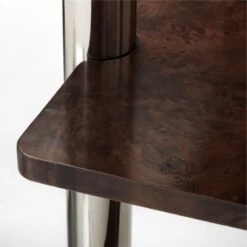 Legna Burl Wood Bookshelf -Cb2 Sales 2024 Legna60inBurlWoodBookcaseAVSSF22