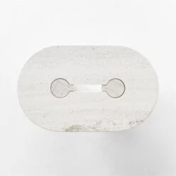Liguria Oval White Marble Coffee Table With White Marble Base -Cb2 Sales 2024 LiguriaWtOvTpWtBsMbCfTblTOPSSF22
