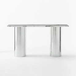 Luca White Marble Console Table 8 Luca White Marble Console Table -Cb2 Sales 2024 LucaWhiteMrblCnslTableSOSSF22
