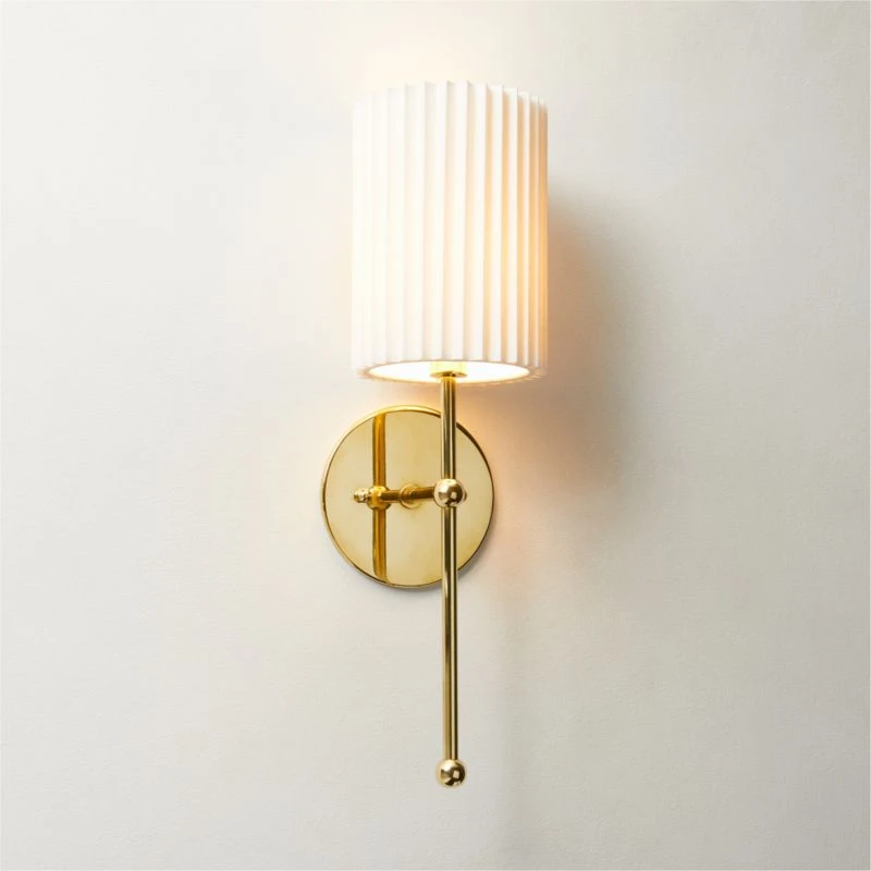Marceau Boule Polished Brass Wall Sconce Light 2 Marceau Boule Polished Brass Wall Sconce Light - Image 2