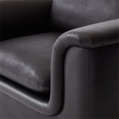 Mardones Black Leather Lounge Chair 11 Mardones Black Leather Lounge Chair -Cb2 Sales 2024 MardonesBlackLthrChairAVSSF23