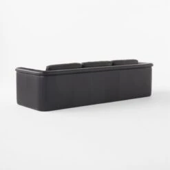 Mardones Black Leather Sofa -Cb2 Sales 2024 MardonesBlackLthrSofa3QBSSF23
