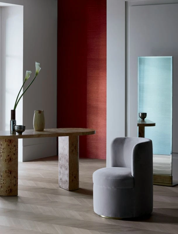 Marisa Burl Wood Desk 60'' 3 Marisa Burl Wood Desk 60'' - Image 3