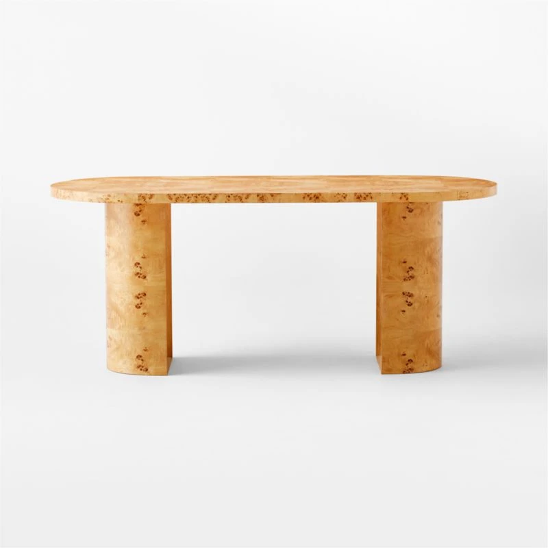 Marisa Burl Wood Desk 70'' 2 Marisa Burl Wood Desk 70'' - Image 2