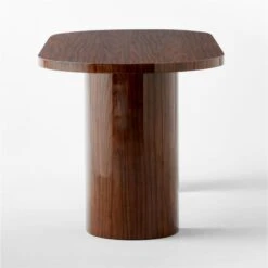 Marisa High-Gloss Walnut Wood Desk 70'' 8 Marisa High-Gloss Walnut Wood Desk 70'' -Cb2 Sales 2024 MarisaHiGlossDeskLrgSDSSS23