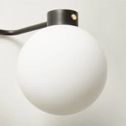 Marra 3-Bulb Black Globe Vanity Light -Cb2 Sales 2024 MarraBkPldBrs3BlbVntyScncAVSHS23