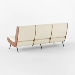 Meda Ivory Wool Armless Sofa 14 Meda Ivory Wool Armless Sofa -Cb2 Sales 2024 MedaIvoryWoolSofa3QBSSF22