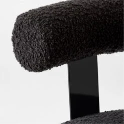 Mezza Charcoal Grey Boucle Office Chair -Cb2 Sales 2024 MezzaCharcBclChairAVSSS23