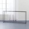 Mill Black Metal Console Table 56''