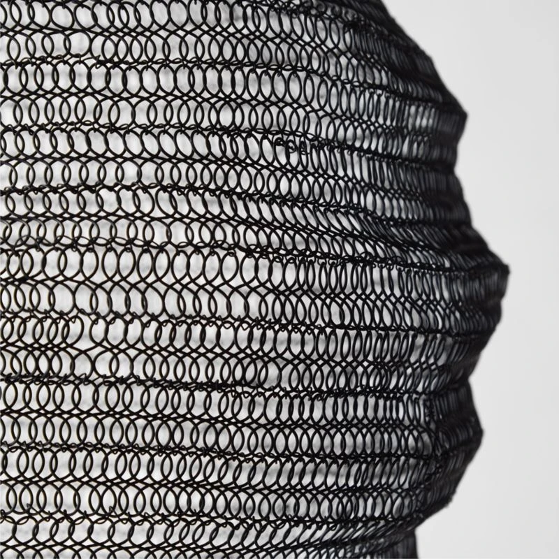 Mirage Chainmail Black Pendant Light 13" 3 Mirage Chainmail Black Pendant Light 13" - Image 3