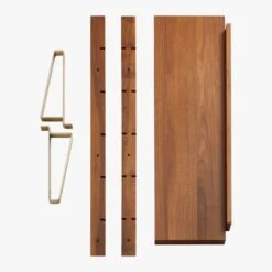 Walnut Modular Single Shelf 88" -Cb2 Sales 2024 ModularPiecesGroupF18 2