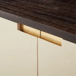 Moti Brown And White Mango Wood Media Console -Cb2 Sales 2024 MotiMediaCredenzaAVSSS23