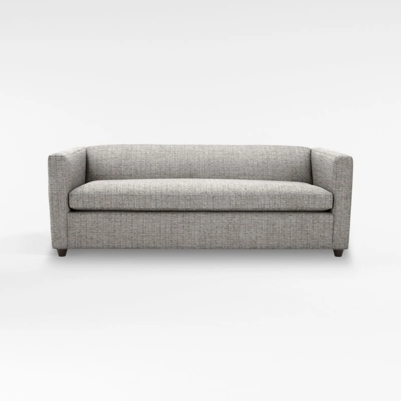 Movie Felt Grey Sleeper Sofa Queen 2 Movie Felt Grey Sleeper Sofa Queen - Image 2