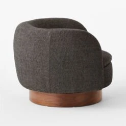 Muir Grey Woven Swivel Chair -Cb2 Sales 2024 MuirGreyWovenSwvlChairSDSSS22