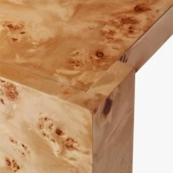 Niche Neutral Burl Wood Console Table 34" 11 Niche Neutral Burl Wood Console Table 34" -Cb2 Sales 2024 NicheBurlWdConsoleTableAVS20