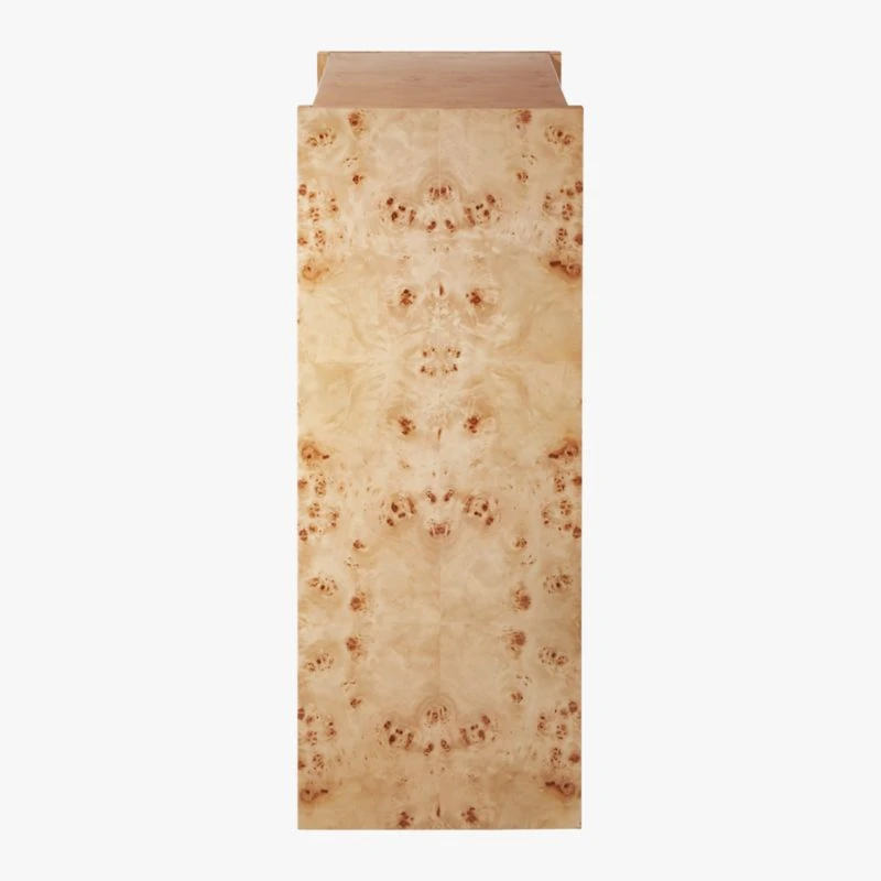 Niche Neutral Burl Wood Console Table 34" 5 Niche Neutral Burl Wood Console Table 34" - Image 5