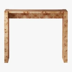 Niche Neutral Burl Wood Console Table 34" 8 Niche Neutral Burl Wood Console Table 34" -Cb2 Sales 2024 NicheBurlWdConsoleTableSOS20