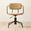 Nyle Suede Office Chair