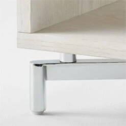 Oracle Modular White Wood Bookcase -Cb2 Sales 2024 OracleBlchdAshModBkshlfAVSSF21