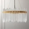 Orion Glass Crystal Chandelier