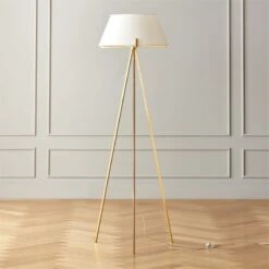 Ornado Polished Brass Floor Lamp