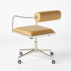 Orsen Saddle Leather Office Chair -Cb2 Sales 2024 OrsenSddlLthrOfficeChr3QBSSF22