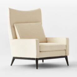 Embassy Lounge Chair Model 314 Bloce Cream -Cb2 Sales 2024 PMMTOEmbassyChair3QSSS22