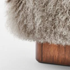 Pelosa Sheepskin Ottoman 9 Pelosa Sheepskin Ottoman -Cb2 Sales 2024 PelosaSheepskinOttomanAVSSF21