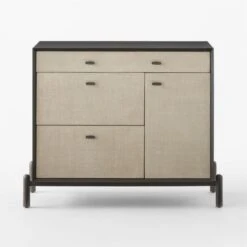 Perch Lacquered Linen File Cabinet 10 Perch Lacquered Linen File Cabinet -Cb2 Sales 2024 PerchFileCredenzaSOSSS23