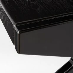 Perno 2-Drawer High-Gloss Black Oak Wood Desk 19 Perno 2-Drawer High-Gloss Black Oak Wood Desk -Cb2 Sales 2024 PernoDeskAVSSS23