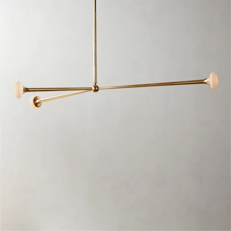 Phoebe Polished Brass Chandelier 2 Phoebe Polished Brass Chandelier - Image 2