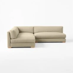 Piazza 3-Piece Modular Camel Brown Boucle Sectional Sofa With White Oak Legs 9 Piazza 3-Piece Modular Camel Brown Boucle Sectional Sofa With White Oak Legs -Cb2 Sales 2024 Piazza3PcCmBcDbApSfWOkLgSDSSF23
