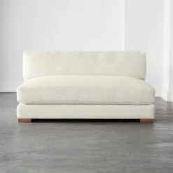 Piazza Apartment Sofa With White Oak Legs