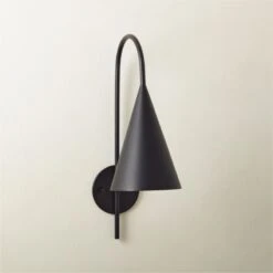 Piffle Black Wall Sconce