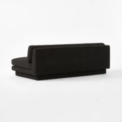Plinth Armless Black Boucle Sofa -Cb2 Sales 2024 PlinthBlkBclArmlessSofa3QBSSS23