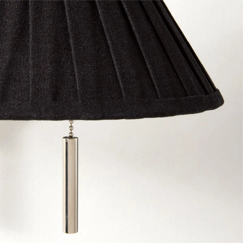 Pogo Polished Nickel And Black Cane Wall Sconce 3 Pogo Polished Nickel And Black Cane Wall Sconce - Image 3