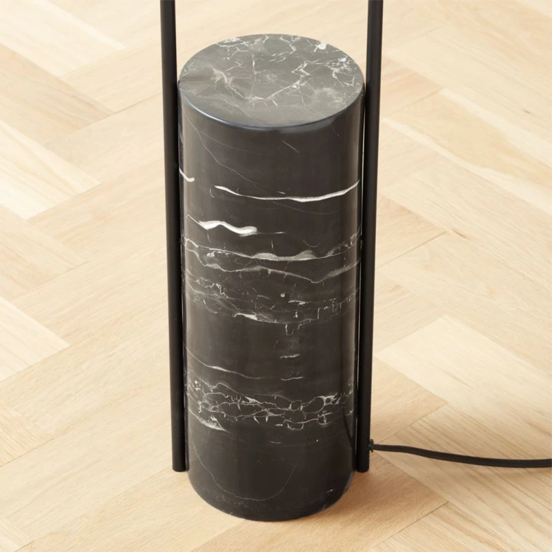 Polo Black Marble Floor Lamp 3 Polo Black Marble Floor Lamp - Image 3