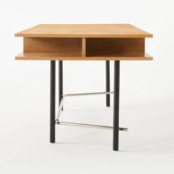 Portofino Cerused White Oak Wood Desk -Cb2 Sales 2024 PortofinoCerusedOakDeskSDSSF22