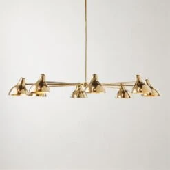 Presley Polished Brass Chandelier 5 Presley Polished Brass Chandelier -Cb2 Sales 2024 PresleyBrassChandelierROF21