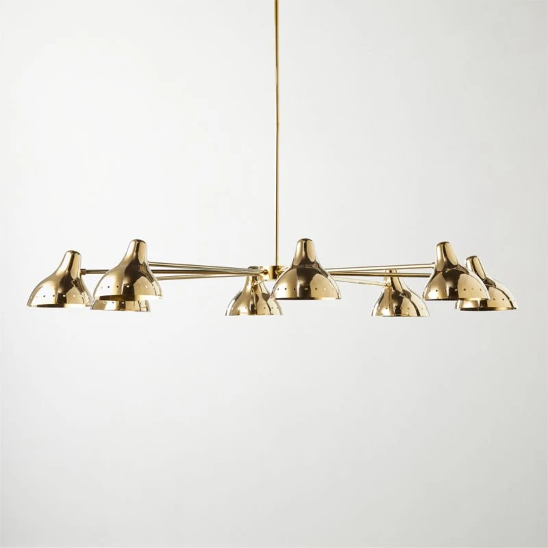 Presley Polished Brass Chandelier 1 Presley Polished Brass Chandelier