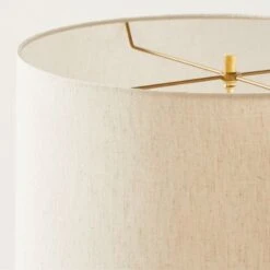 Prix Leather And Polished Brass Floor Lamp -Cb2 Sales 2024 PrixBrnLthrFloorLampAV2SHS23