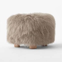 Bozzi Taupe Mongolian Sheepskin Ottoman 7 Bozzi Taupe Mongolian Sheepskin Ottoman -Cb2 Sales 2024 RCBozziDkGyMglnShsknOttmnSOSSF22