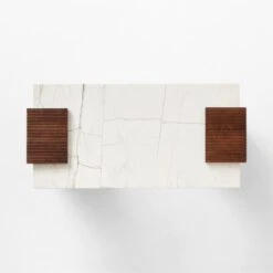 Reach White Marble-Top Desk -Cb2 Sales 2024 ReachMarbleNAshDeskTOPSSS23